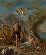 Eugene Delacroix outono oil painting artist